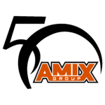 Amix 50th anniversary logo